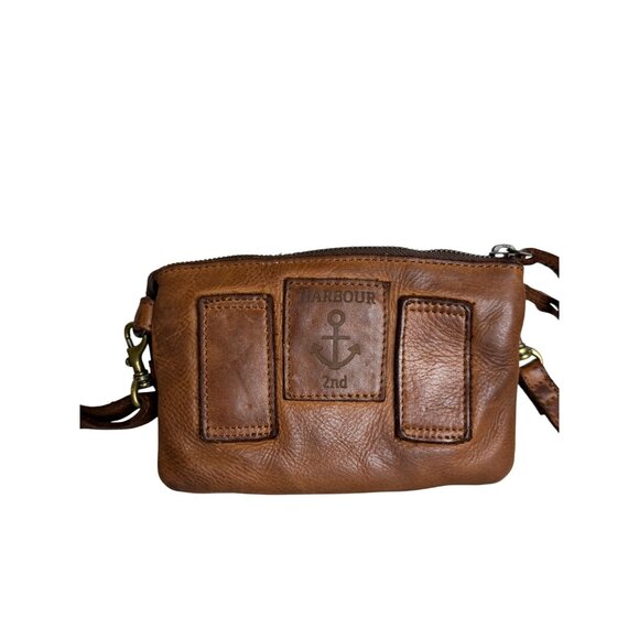 Harbour 2nd Brown Leather Luna Crossbody Bag - Picture 5 of 9